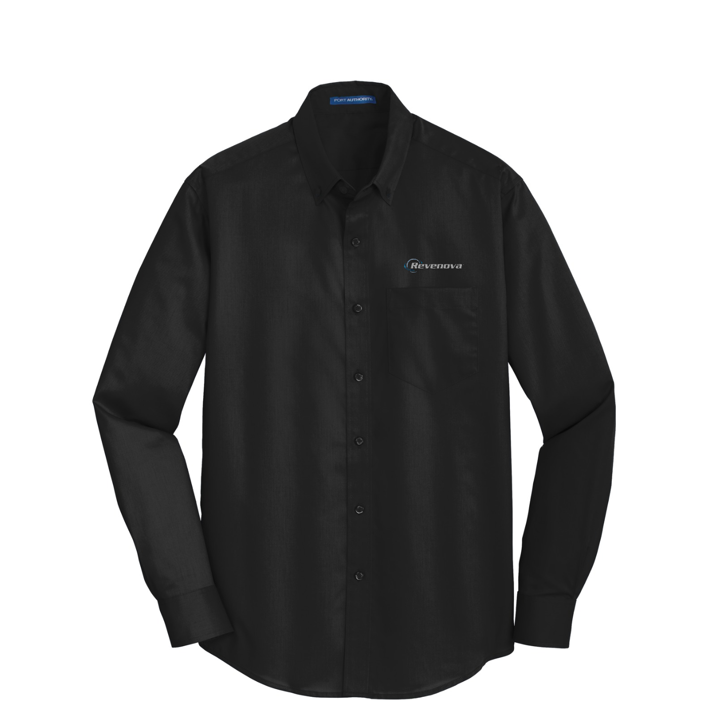 Port Authority SuperPro Twill Shirt — Black