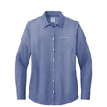 Brooks Brothers Women's Wrinkle-Free Stretch Pinpoint Shirt — Cobalt Blue